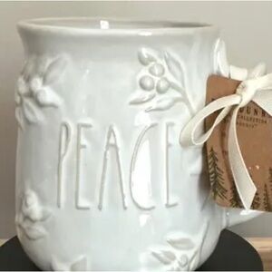 NEW Rae Dunn, Artisan Collection, Large Peace Mug